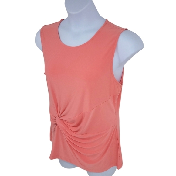 DKNY Womens Side-Knot Crewneck Top Orchid Size xl - Picture 6 of 13